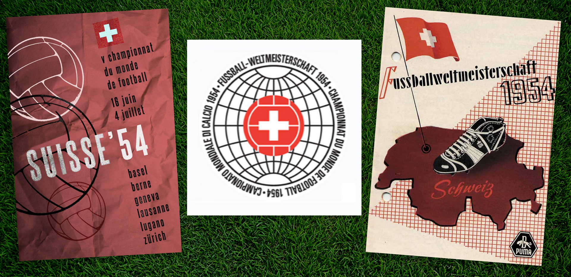 Постеры Чемпионата мира 1954 года