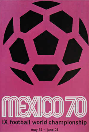 Эмблема девятого Чемпионата мира 1970 года